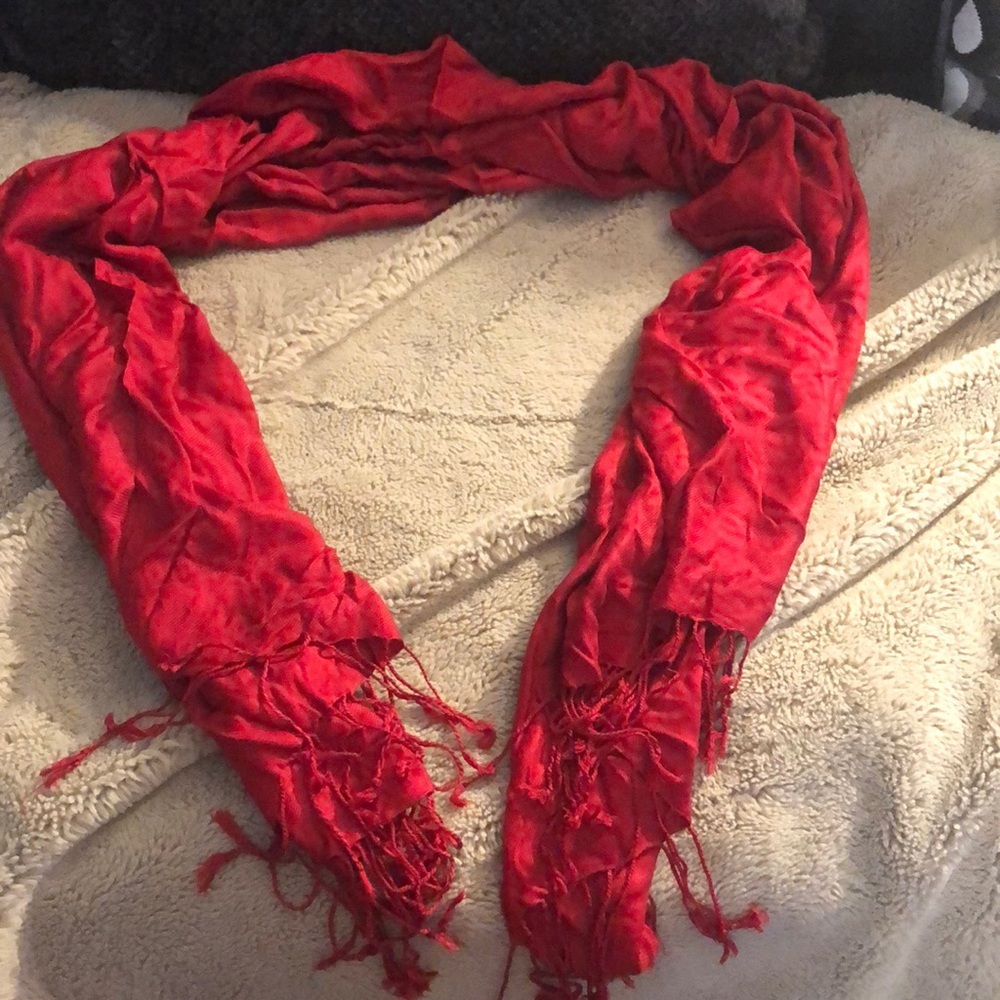 Bindya New York Red Scarf